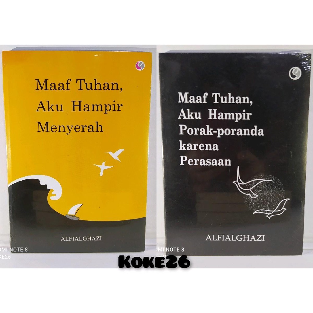 Jual PAKET 2 BUKU MOTIVASI ISLAMI MAAF TUHAN AKU HAMPIR MENYERAH