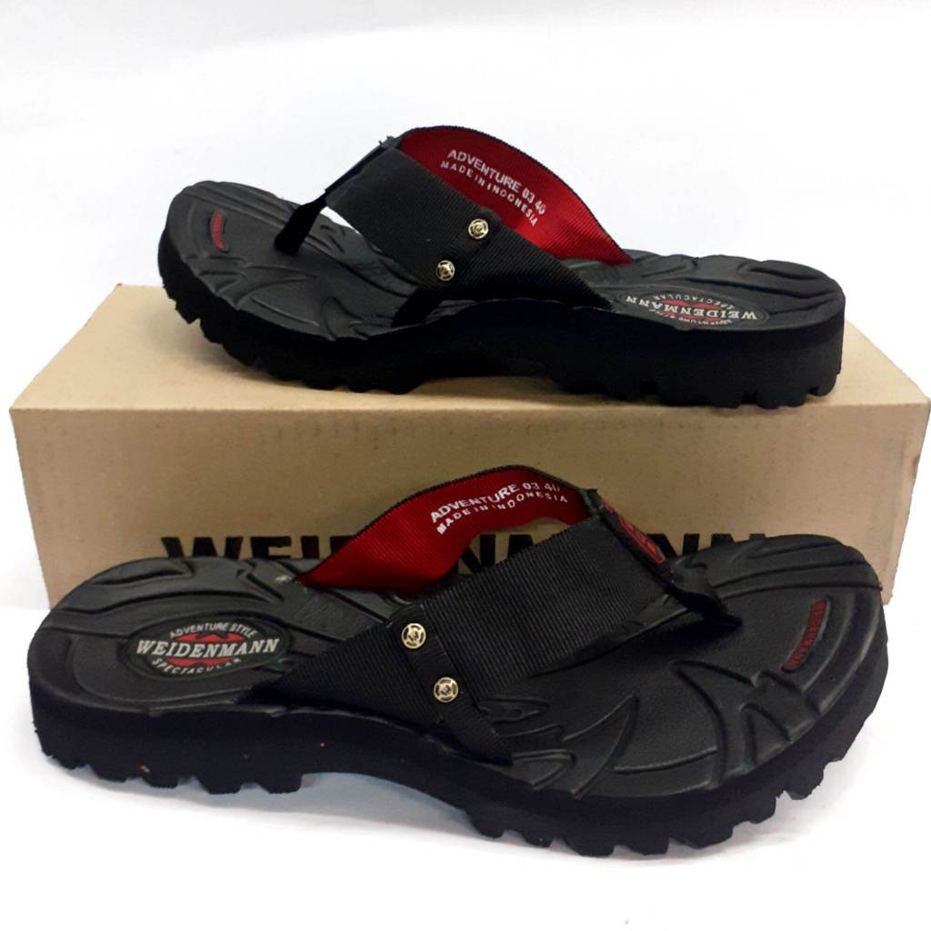 Jual Sandal Jepit Pria Weidenmann Adventure Warna Merah Original