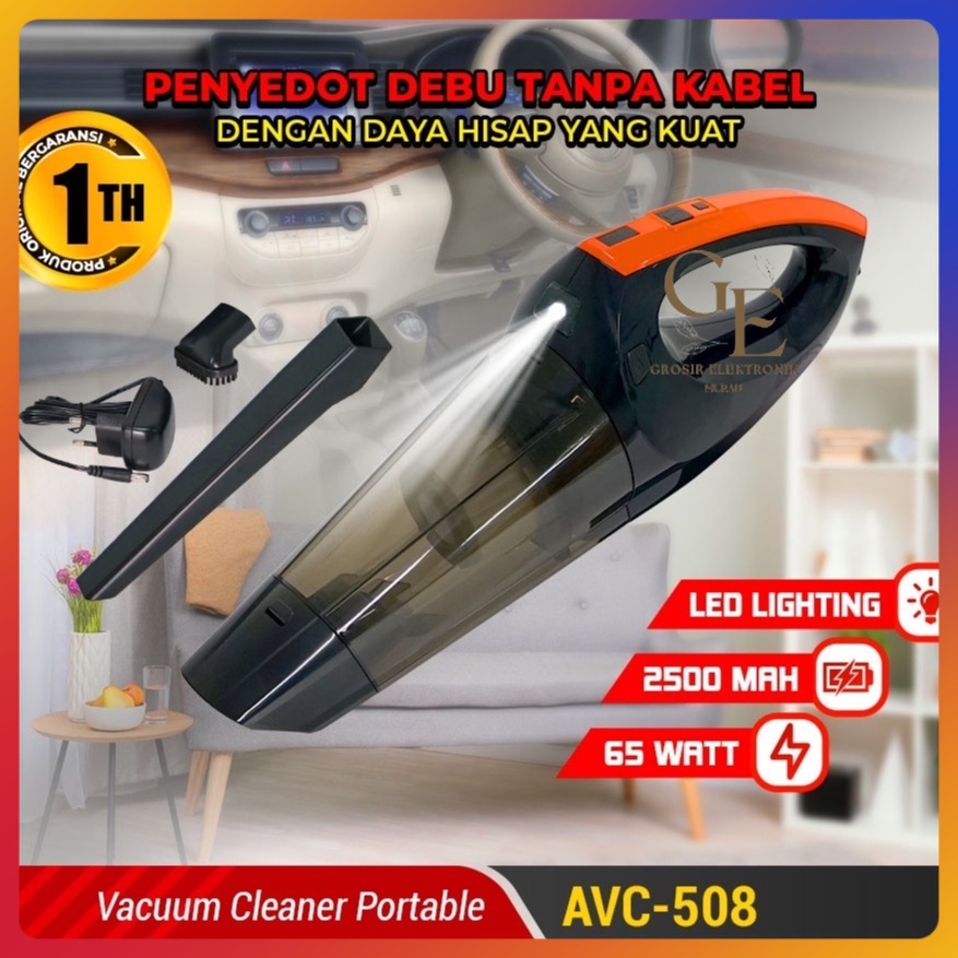 Jual Advance AVC 508 Vacuum Cleaner Portable Penyedot Debu Mobil