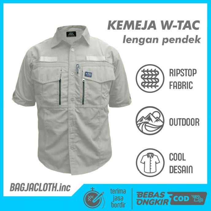 Jual Jovan Kemeja Tactical W Tac Lengan Pendek Baju Tactical Pdl