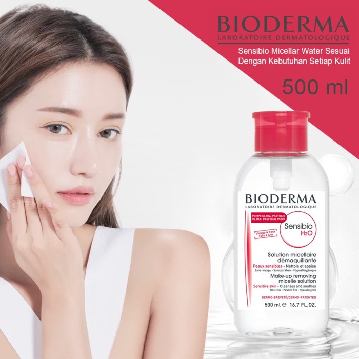 Jual Bpom Bioderma Sensibio H Micellar Water Makeup Remover Ml