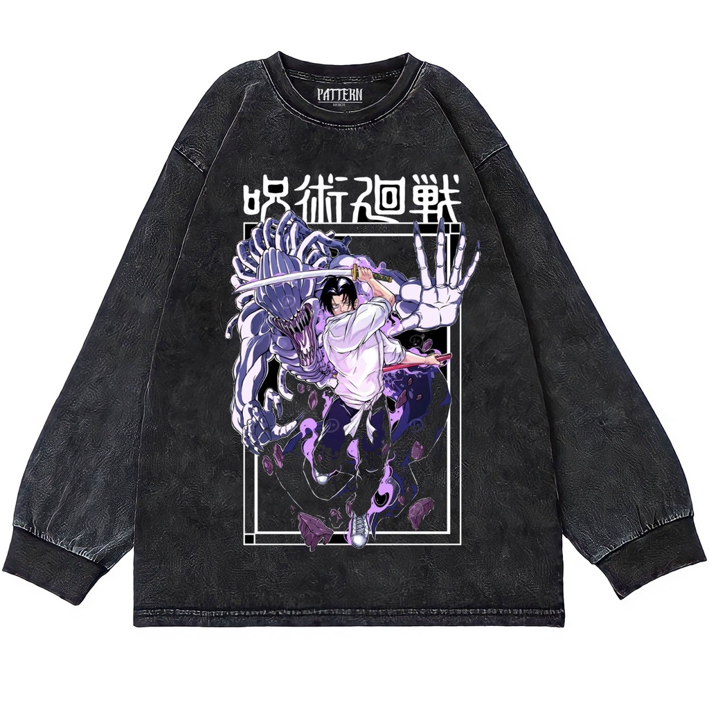 Jual Patternmerch Jujutsu Kaisen Yuta Okkotsu And Rin Domain Oversize