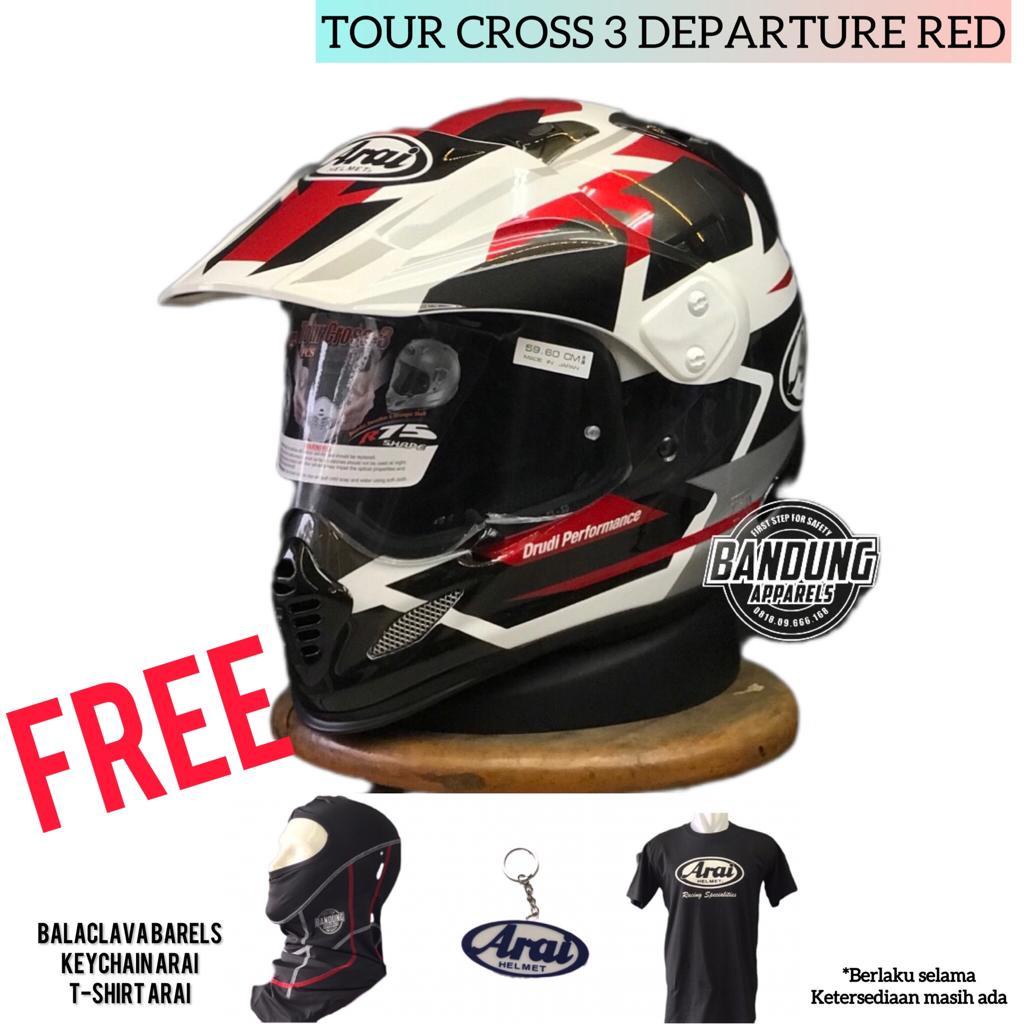 Jual Helm Motor Full Face Adventure Cross Arai Tour Cross Departure