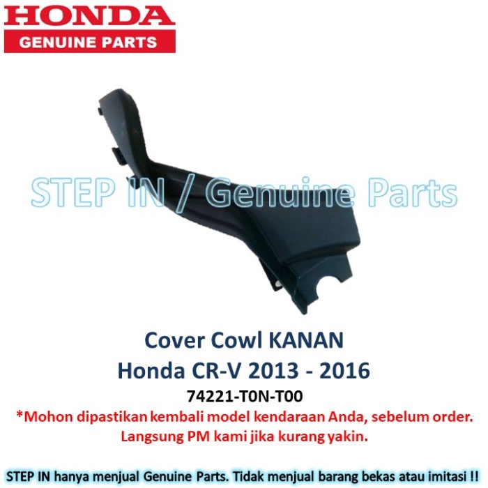 Jual Cover Tutup Cowl Engsel Kap Mesin Sudut Honda Crv Cr V Rw