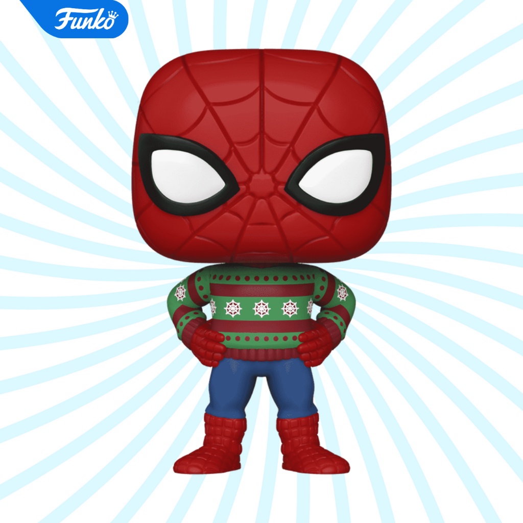 Jual Funko POP Marvel Holiday Spiderman SWTR Shopee Indonesia