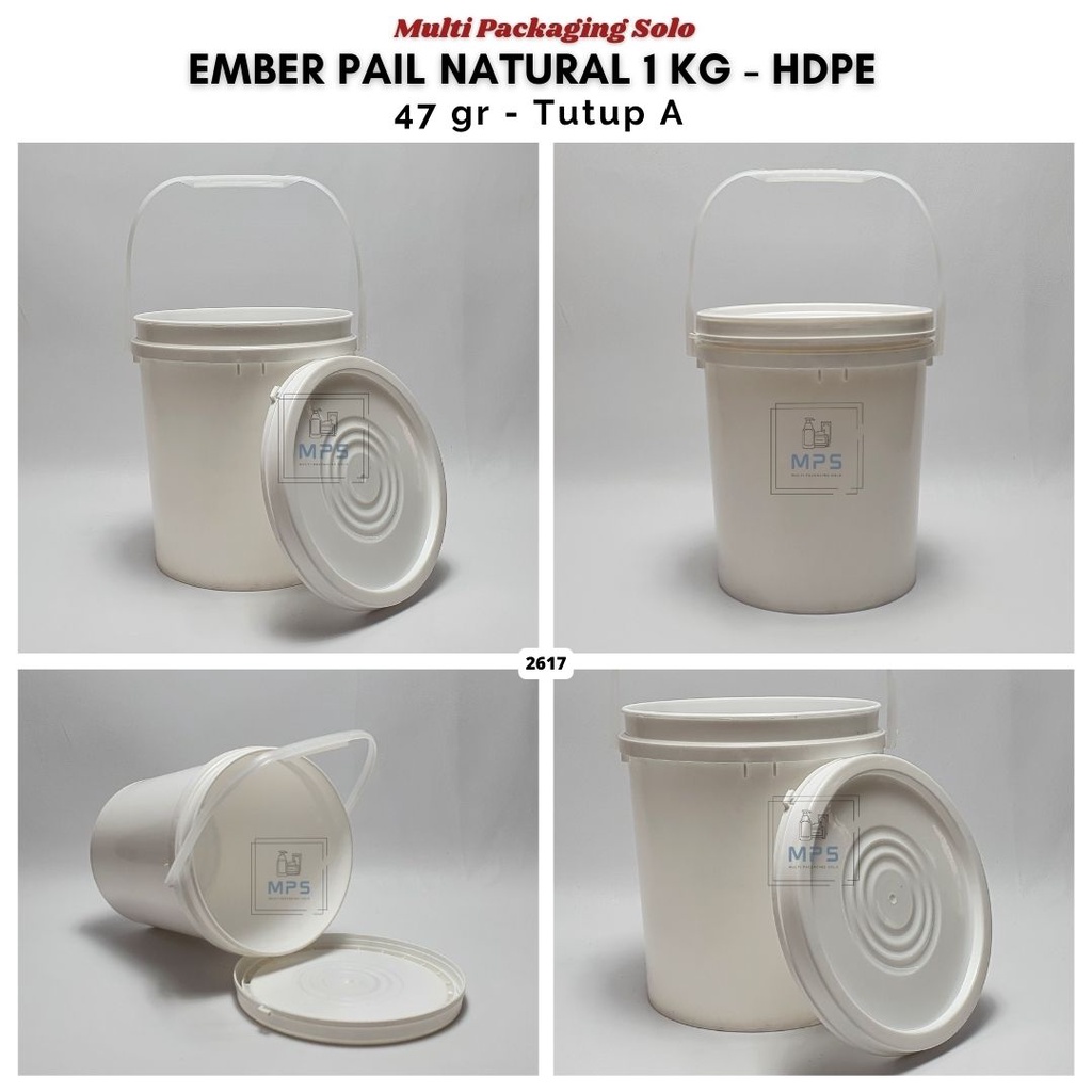 Jual Ember Pail 5 Kg Putih Hdpe Ttp A Ember Hdpe Ember Pail