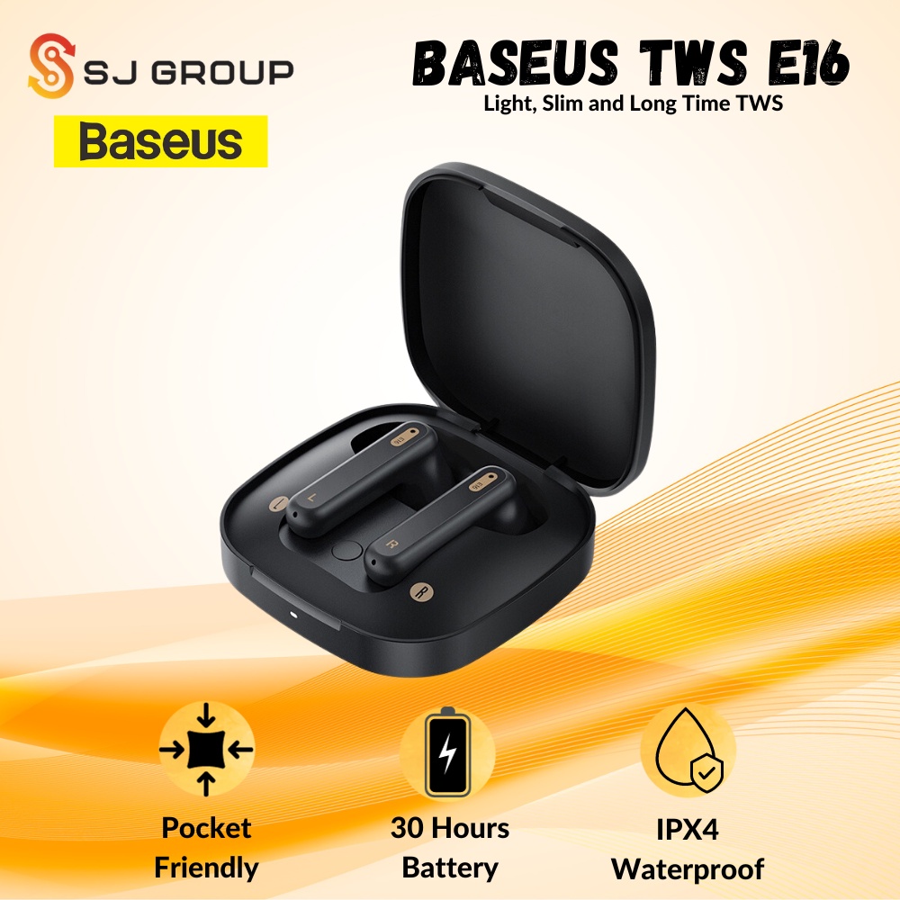 Jual Baseus Bowie E16 TWS True Wireless Bluetooth Earphone Mini Earbuds