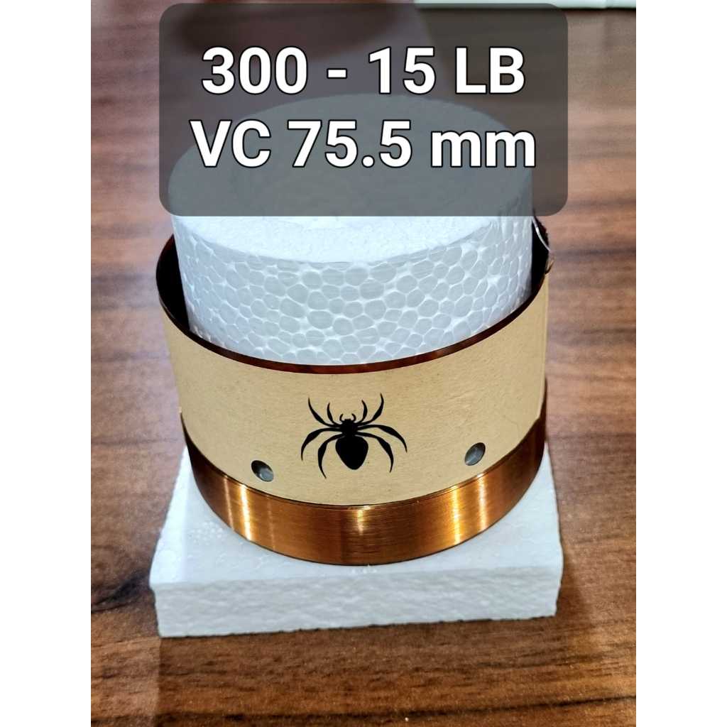 Jual Spul Black Spider BS 300 15 LB Voice Coil 15inch Spool Speaker