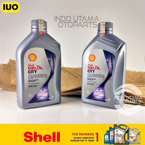 Jual Oli Mobil SHELL Helix City 0W20 Original Full Synthetic API SP 1