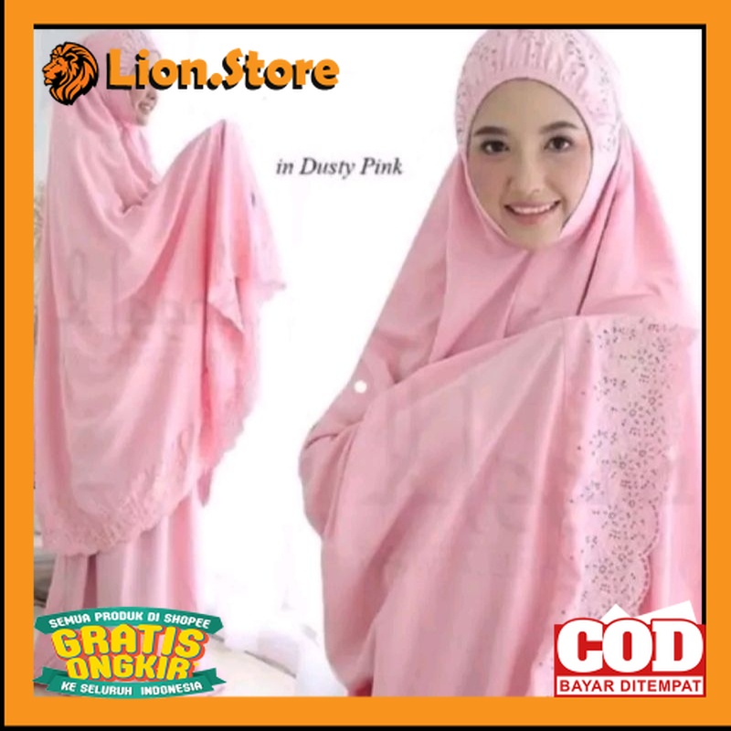 Jual Mukena Dewasa Jumbo Mukenah Wanita Polos Exclusive Katun Premium