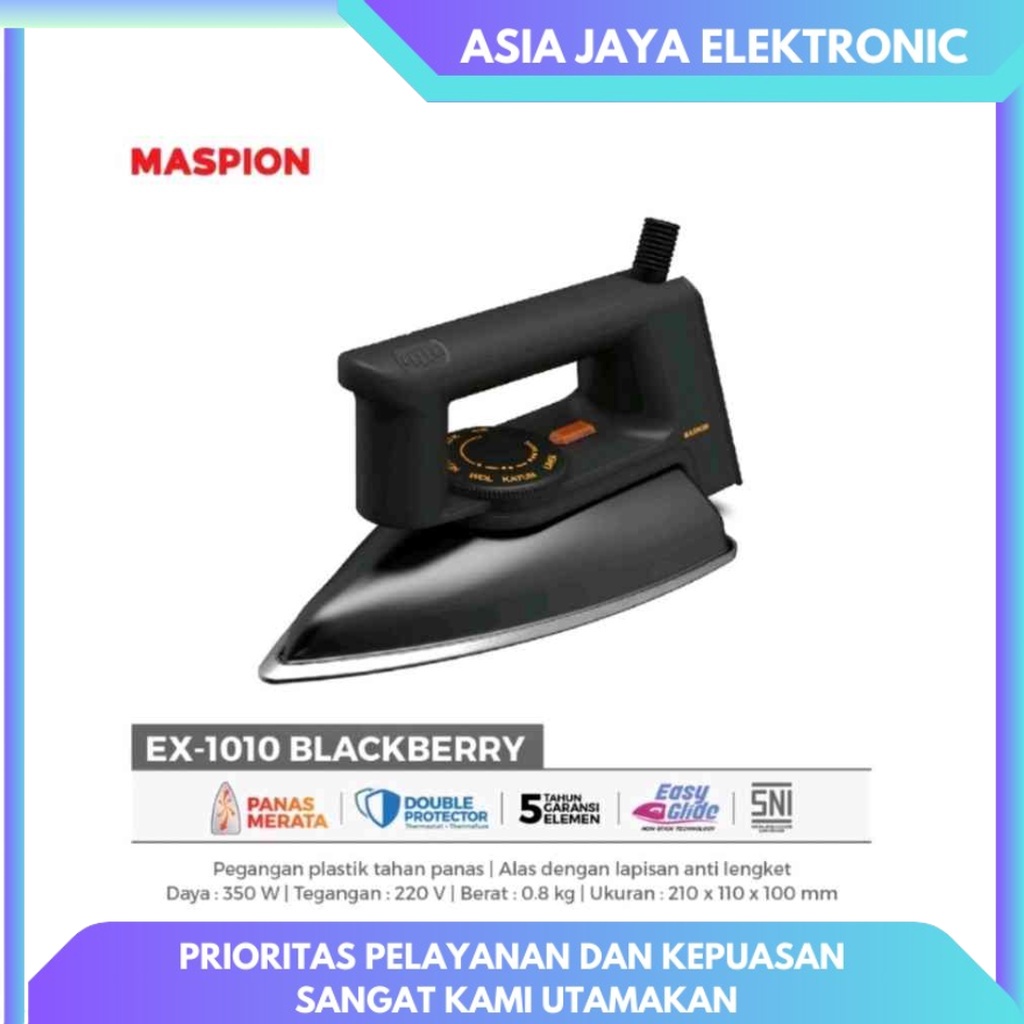 Jual Setrika Listrik Maspion Ex Bb Ecxlusive Blackberry Series