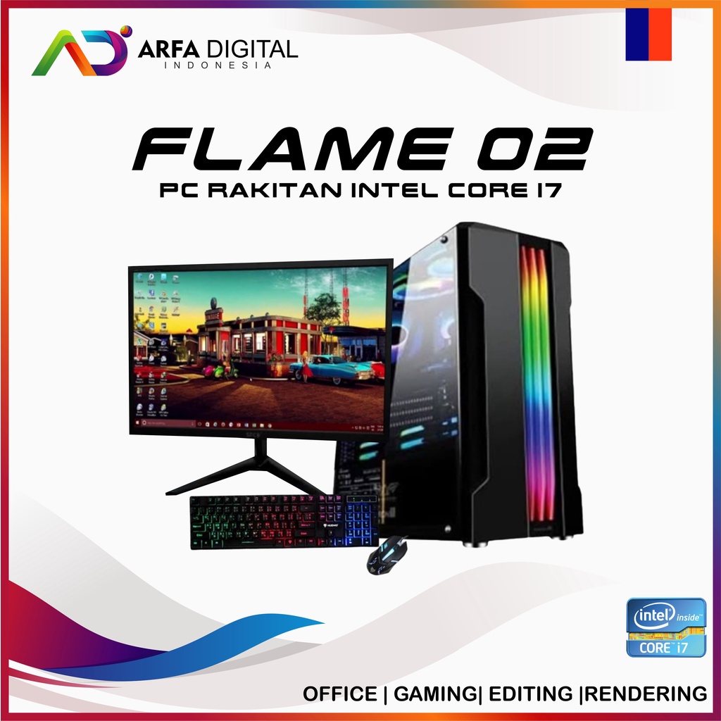 Jual Promo Spesial Komputer Gaming Fullset Editing Desain Live