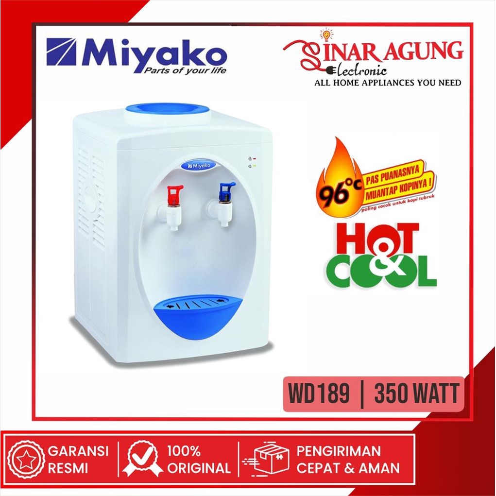 Jual COD DISPENSER GALON ATAS MIYAKO WD189H WD189 H WD 189 H