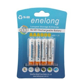 Jual Enelong Baterai Cas Ni Mh AAA 900mAh 4 PCS Shopee Indonesia