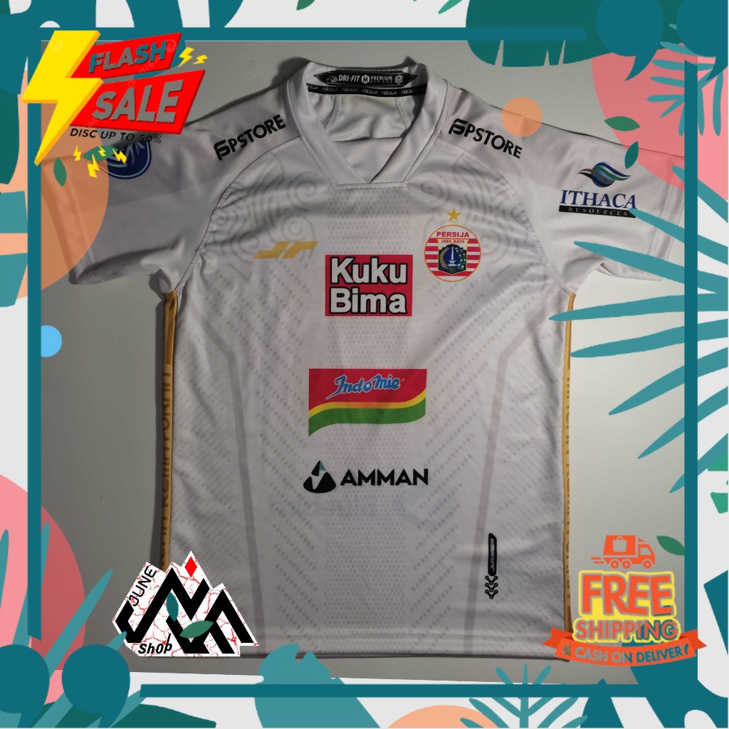 Jual IMPORT TERBARU NEW JERSEY SEPAK BOLA LIGA 1 PERSIJA JAKARTA AWAY