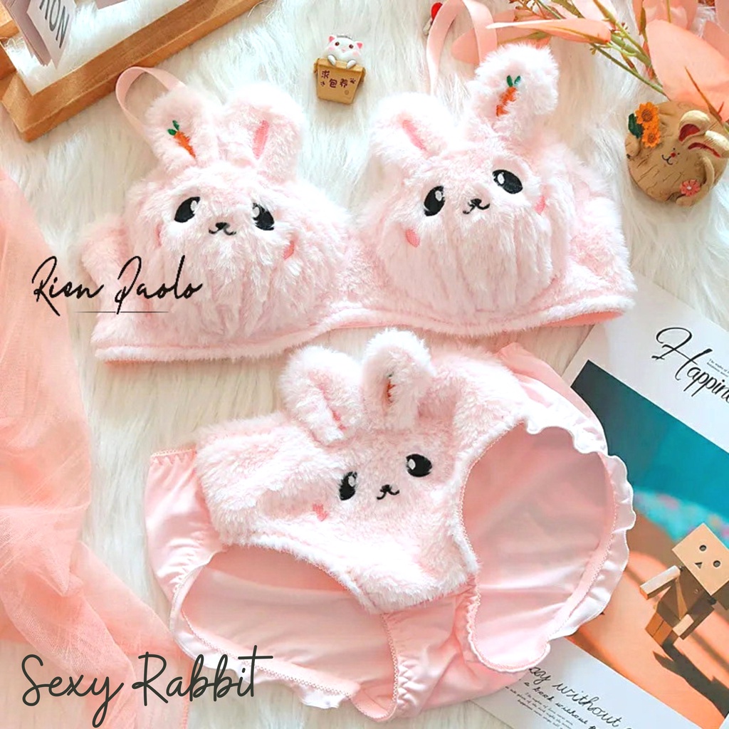 Jual Premium Bra BH Celana Dalam CD Tanpa Kawat Set Sexy Hot