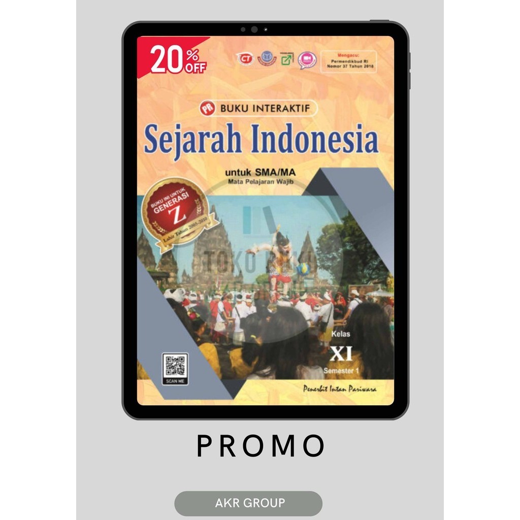 Jual Buku Pr Lks Sejarah Indonesia K13 SMA MA Kelas 11 XI Semester 1