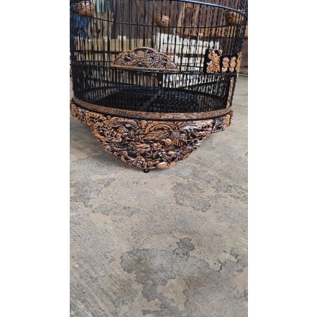 Jual Promo Toko Sangkar Burung Murai Batu Ukir Naga Dan Burung Hong