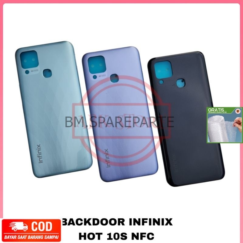 Jual TUTUP BELAKANG BACKDOOR BACK CASING INFINIX HOT 10S NFC BACKCOVER