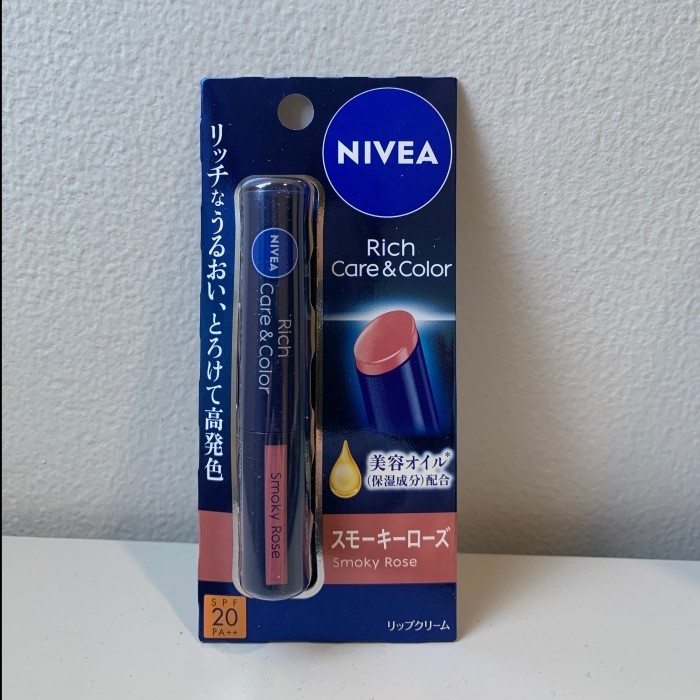 Jual Nivea Rich Care Color Lip Balm Spf Pa Original Japan Jepang