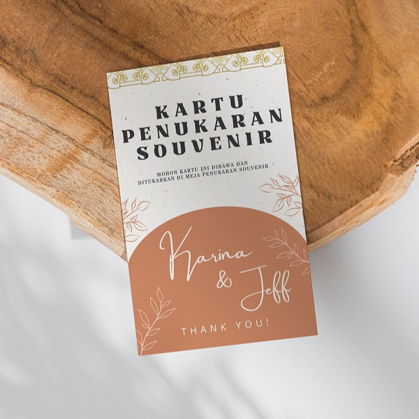 Jual Aneka Kartu Ucapan Terima Kasih Souvenir Card Ucapan Kartu