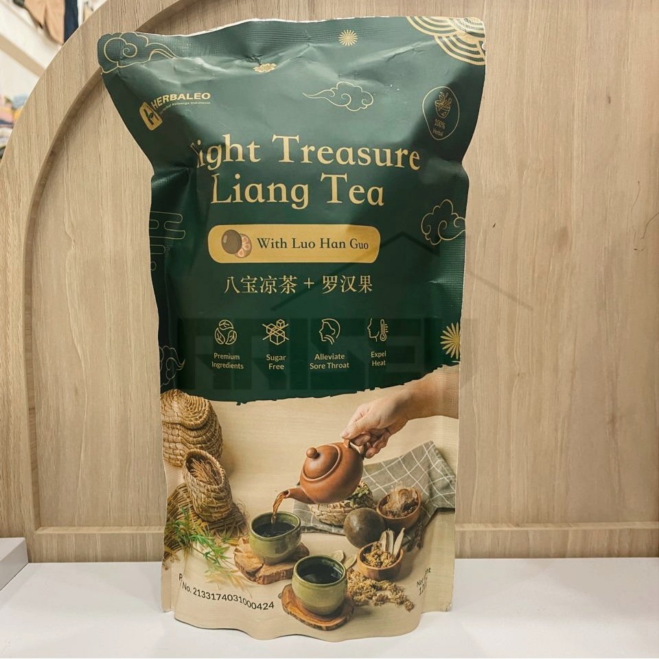 Jual Herbaleo Eight Treasure Liang Tea With Luo Han Guo Minuman Panas