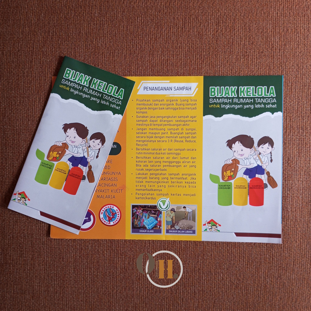 Jual Leaflet Bijak Kelola Sampah Leaflet R Go Green Shopee Indonesia