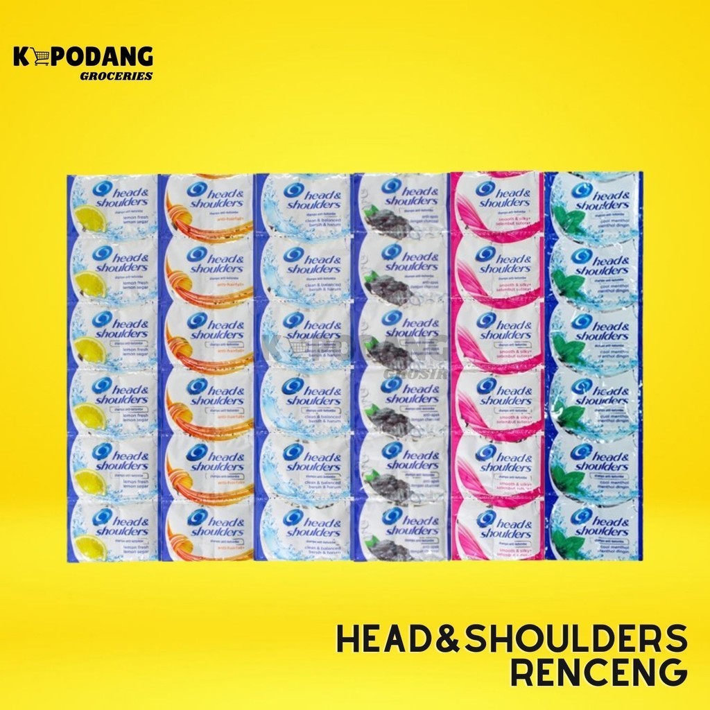 Jual Head Shoulders Shampoo Sachet Renceng Shopee Indonesia