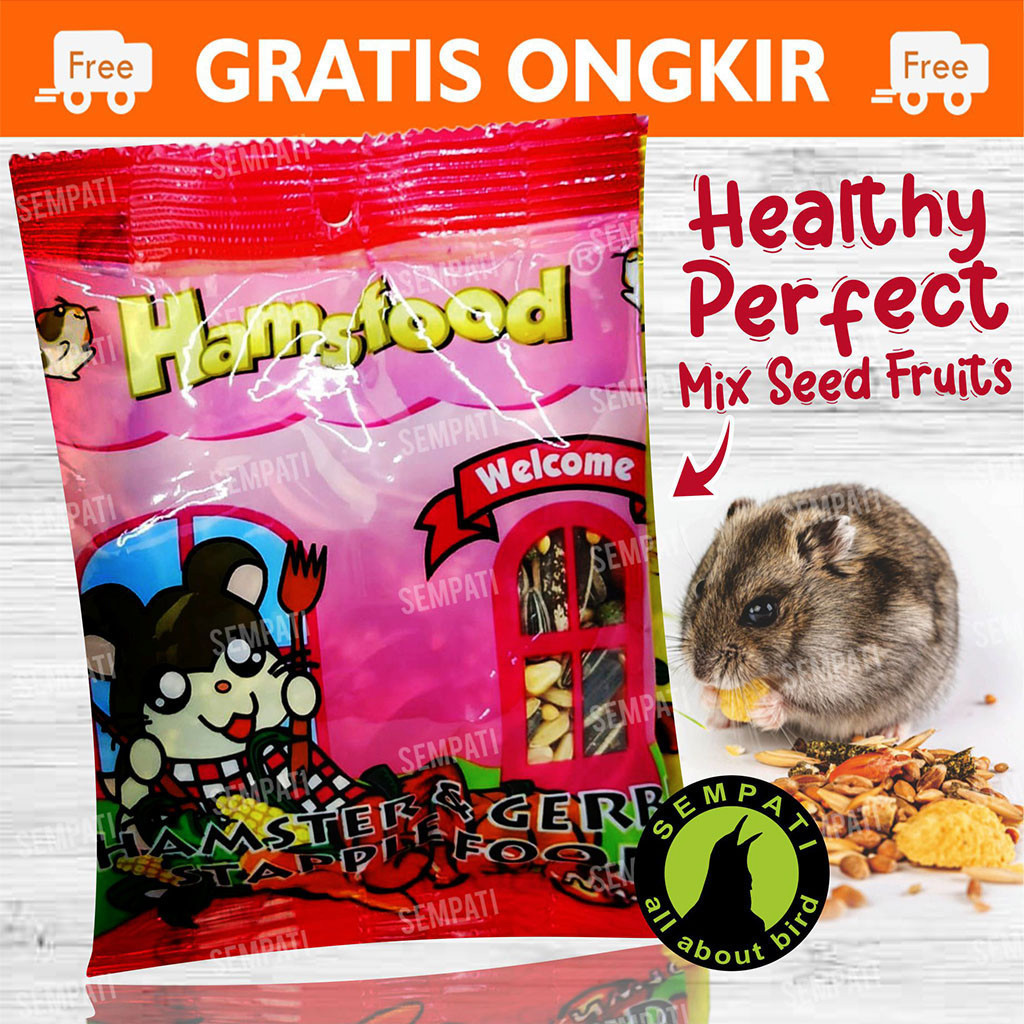 Jual HAMS FOOD PAKAN MAKANAN HARIAN HAMSTER MARMUT KELINCI TIKUS