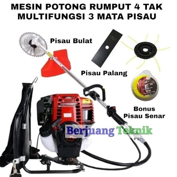 Jual Mesin Potong Rumput Multifungsi 4 Tak Model HONDA GX 35 Komplit 3