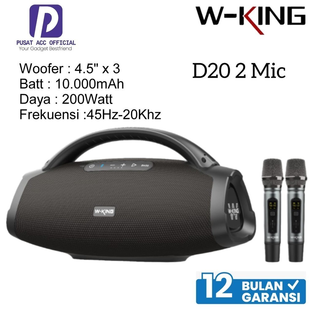 Jual Speaker Bluetooth Portable Wireless Wking D Party Box Super Bass