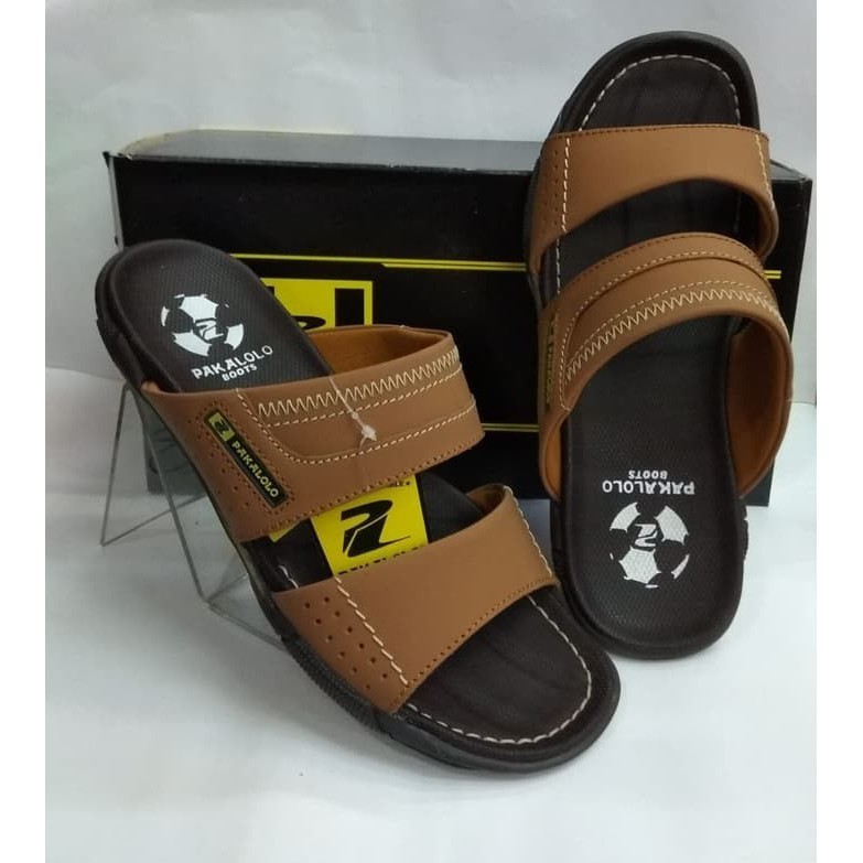 Jual Promo Special Beli 1 Gratis 1 Sandal Kulit Pakalolo Tan Sendal