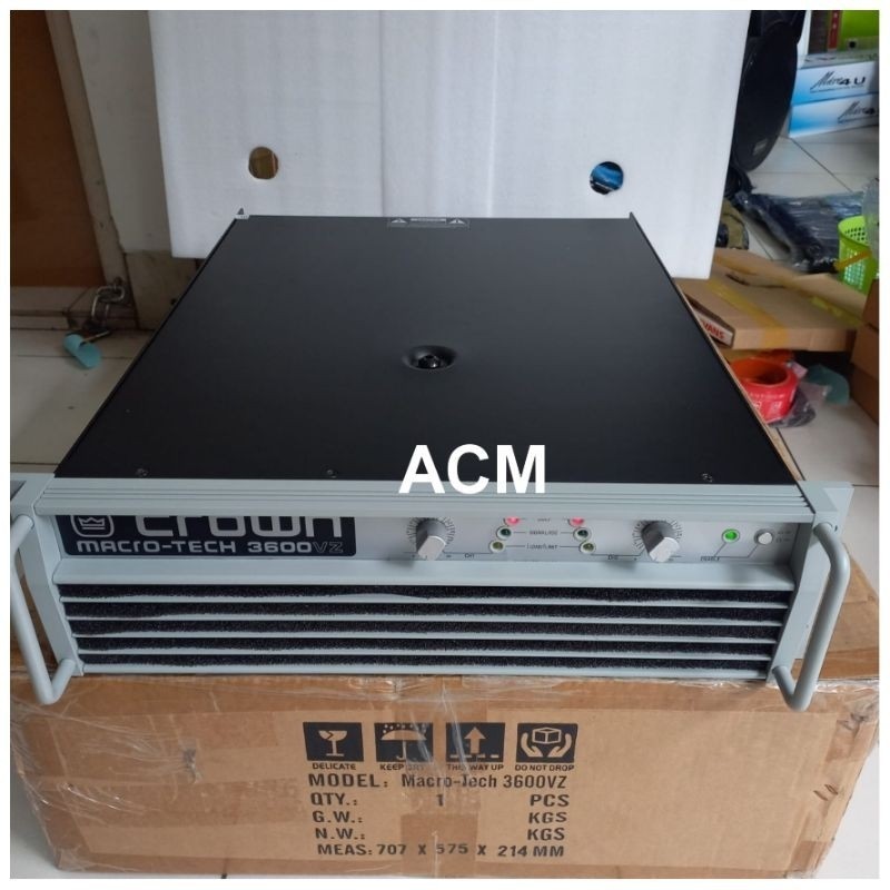 Jual Power Amplifier Crown Macro Tech Vz Stereo Shopee Indonesia