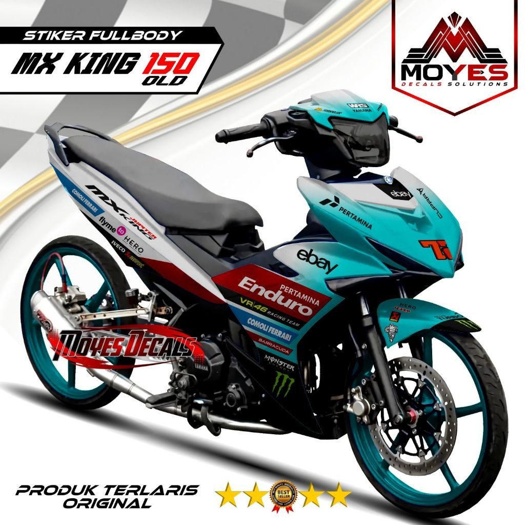 Jual TERBARU Decal Mx King 150 Old Fullbody Stiker Dekal Yamaha Mx King