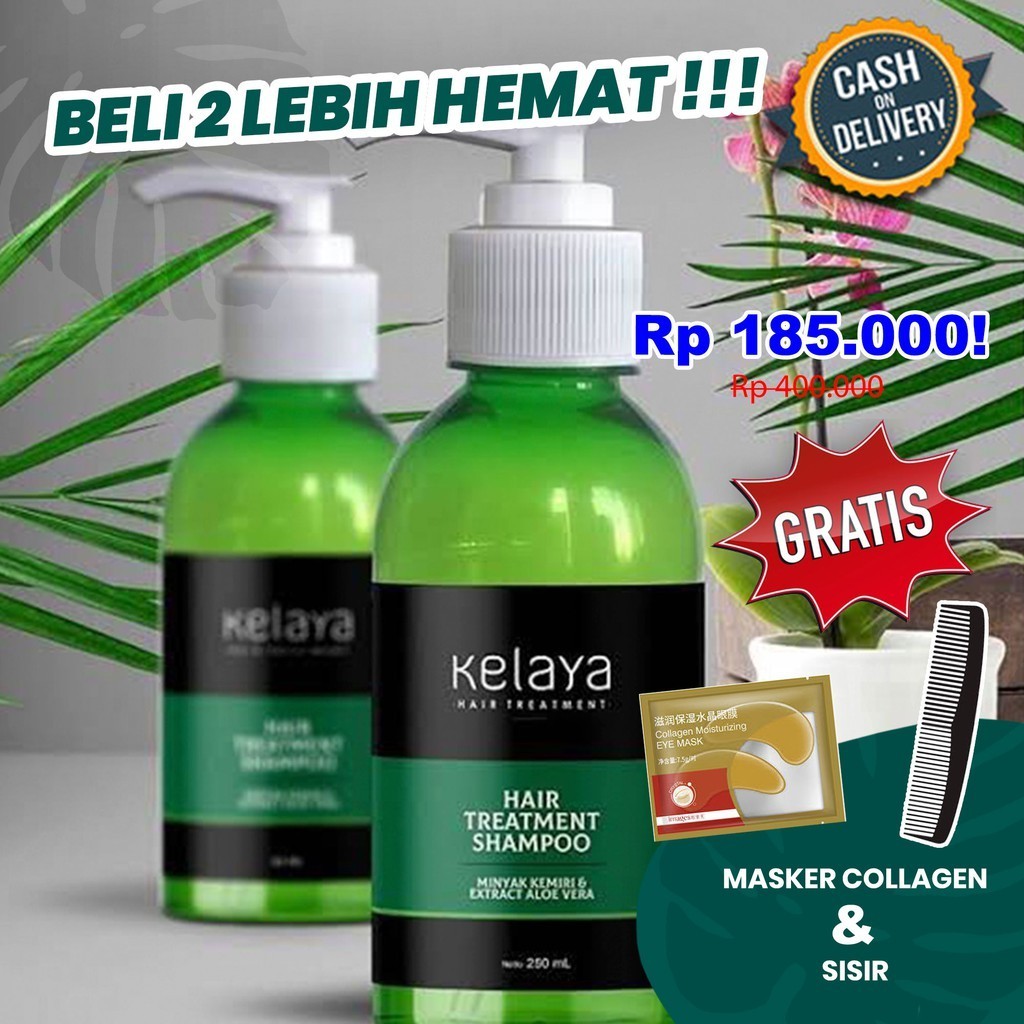 Jual KELAYA HAIR TREATMENT SHAMPOO SOLUSI RAMBUT RONTOK KEBOTAKAN