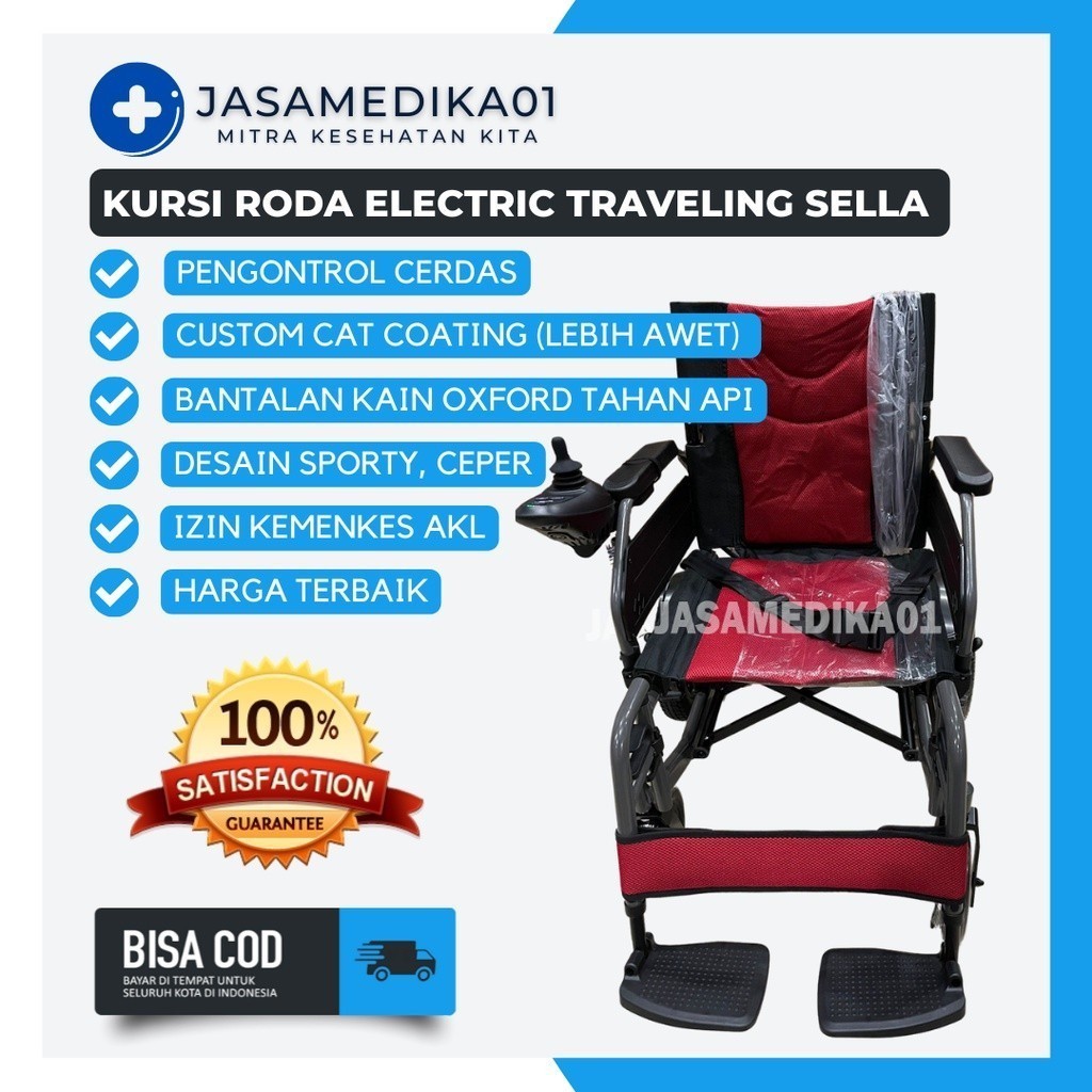 Jual Kursi Roda Elektrik Travelling Sella Shopee Indonesia