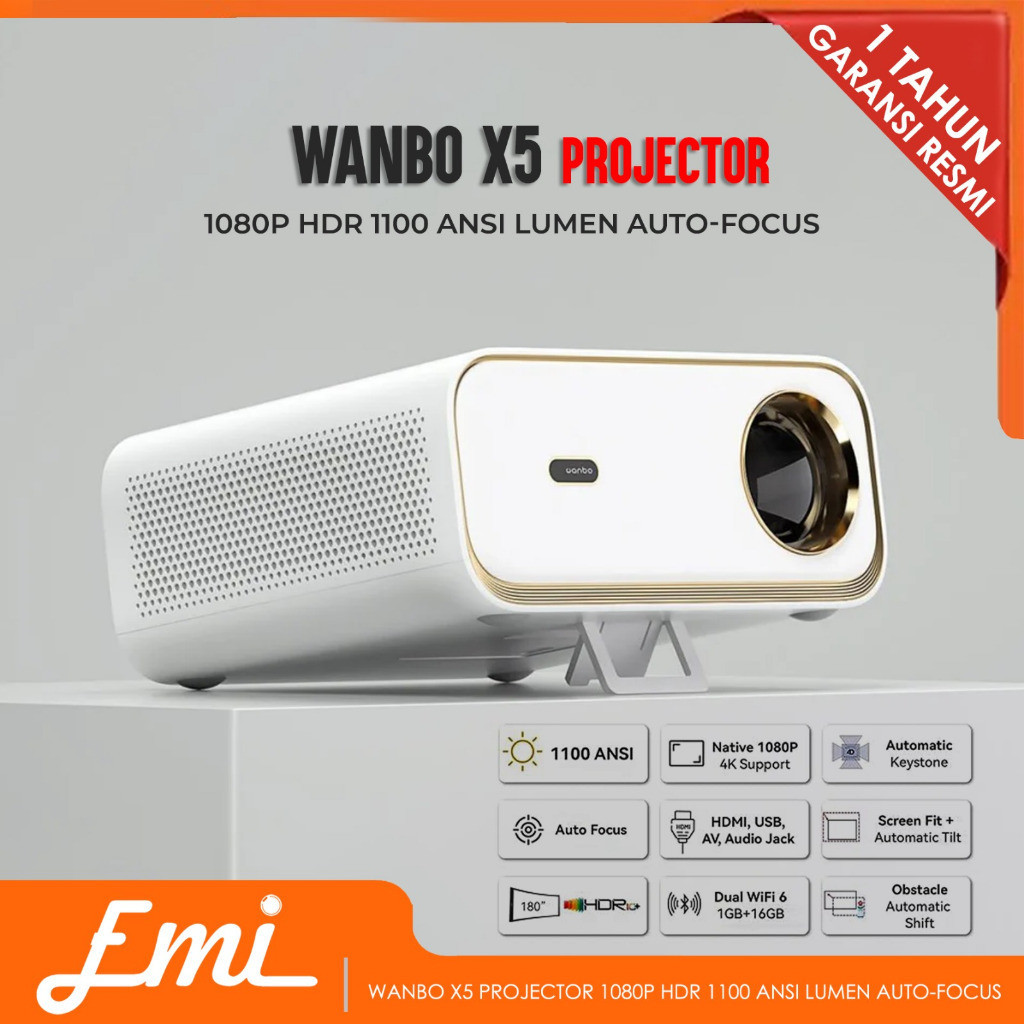 Jual New Diskon Wanbo X Projector P Hdr Ansi Lumen Auto