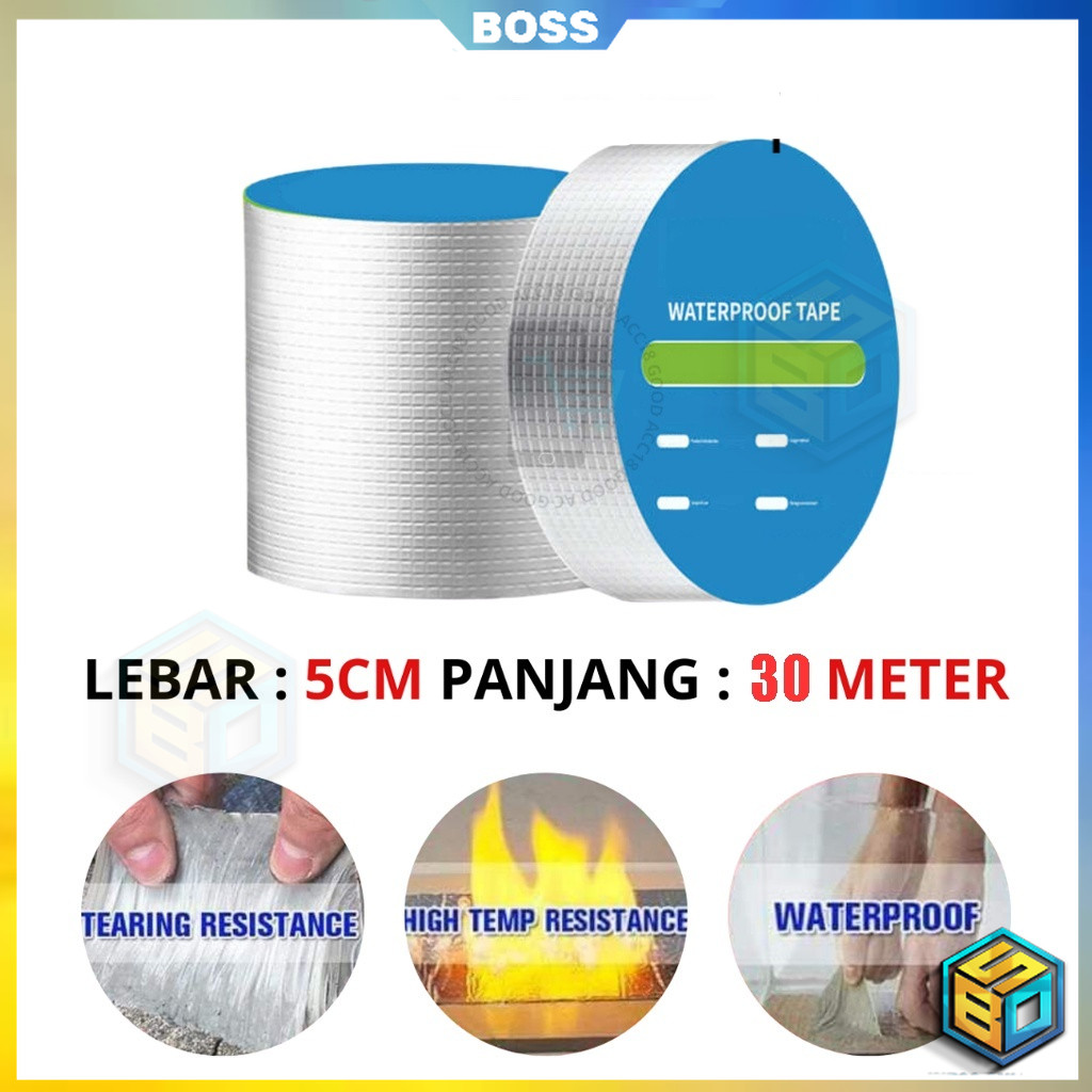 Jual Boss Murah Cod Lakban Anti Bocor Meter Waterproof Penambal Anti