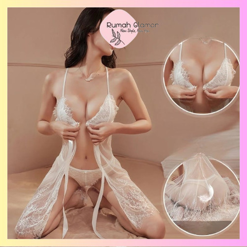 Jual Baju Tidur Seksi Lingerie Sexy Model Renda Serat Baju Dinas Istri