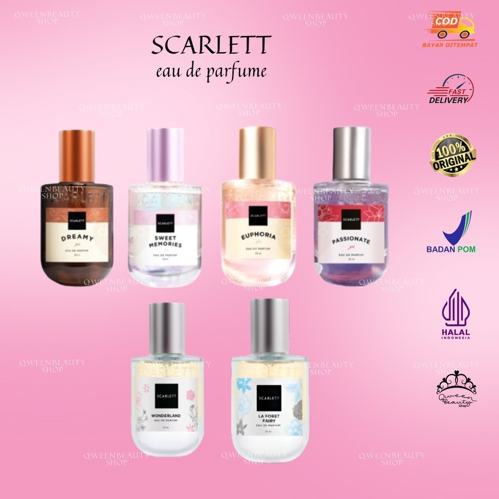 Jual Scarlett Whitening Eau De Parfum 30ml Shopee Indonesia