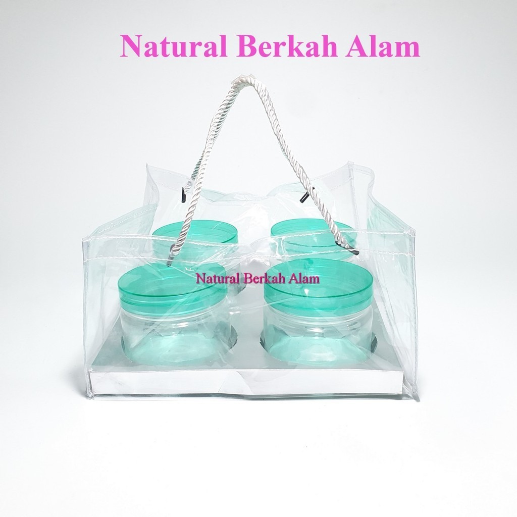 Jual Toples Lebaran 400 Ml Tabung Natural Tutup Plastik Clear Hampers