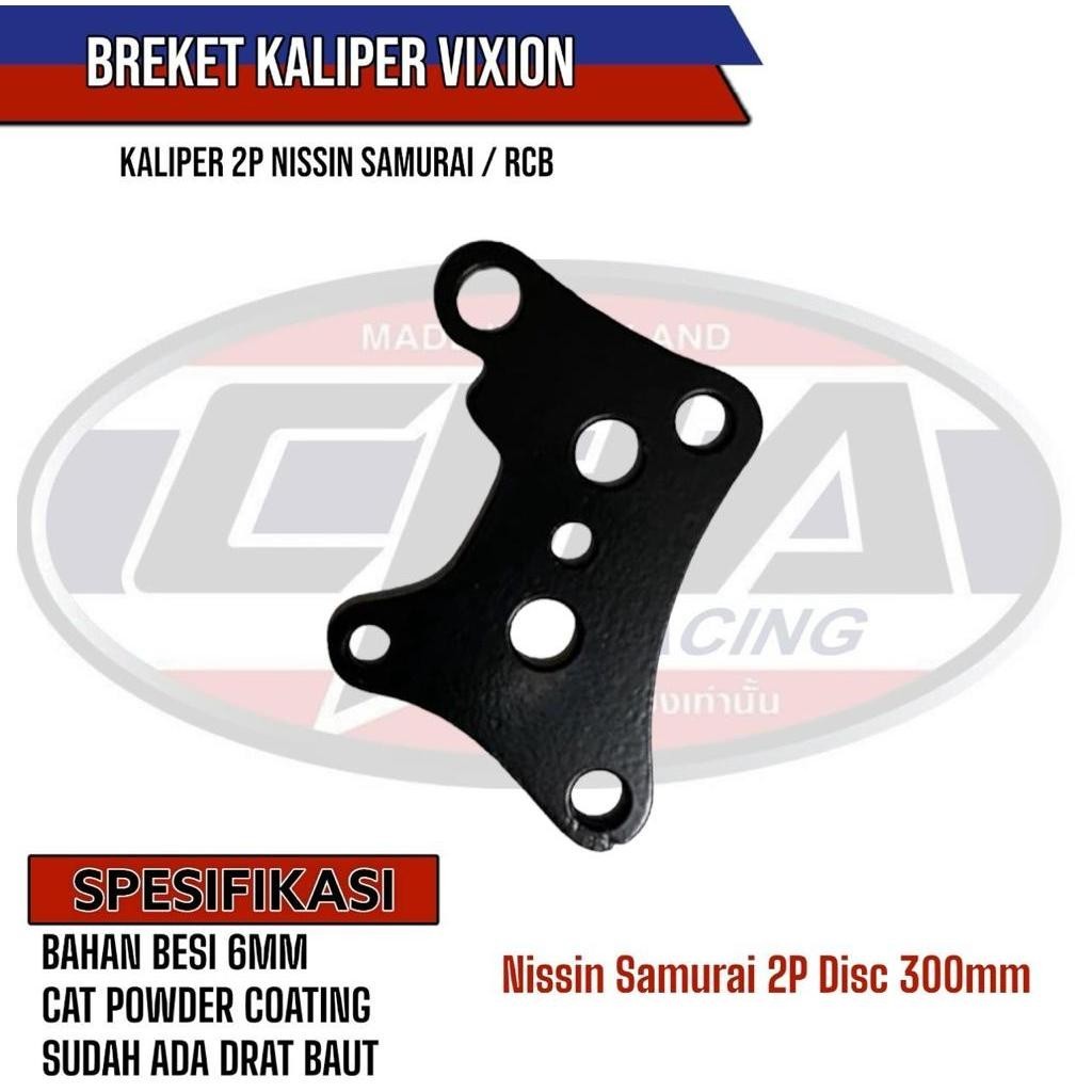 Jual Breket Kaliper VIXION Kaliper NISSIN SAMURAI 2 Piston Shopee