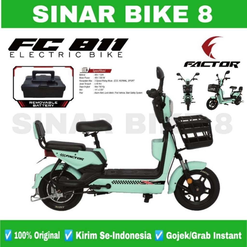 Jual Sepeda Listrik Electric Bike Exotic Groza Mx Dan Factor Fc