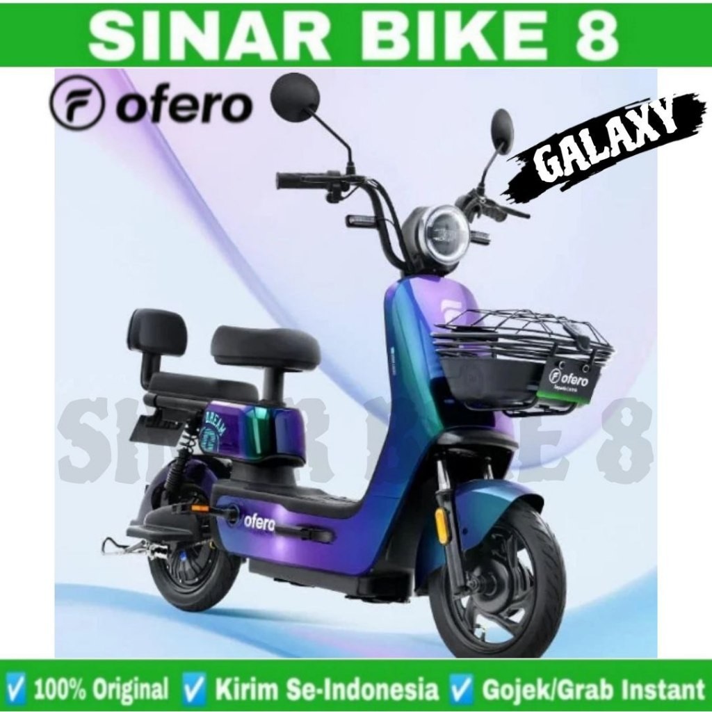 Jual Sepeda Listrik Ofero Galaxy 500 Watt Electric E Bike Shopee