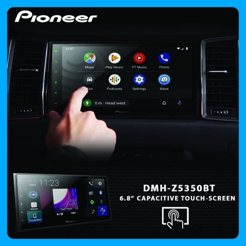 Jual Head Unit Din Inch Pioneer Dmh Z Bt Garansi Resmi