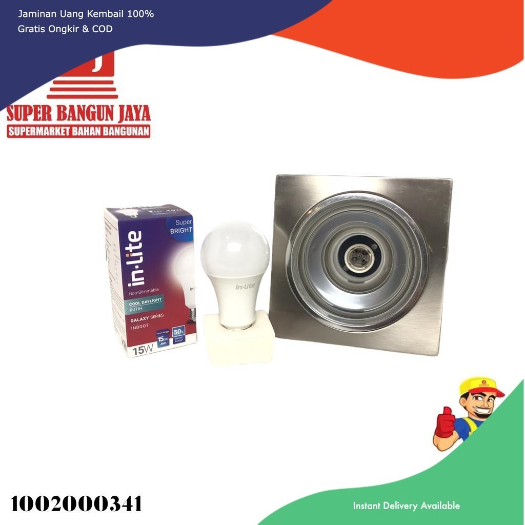 Jual Lampu Downlight Segi Opple Lampu Led In Lite Inb W Putih