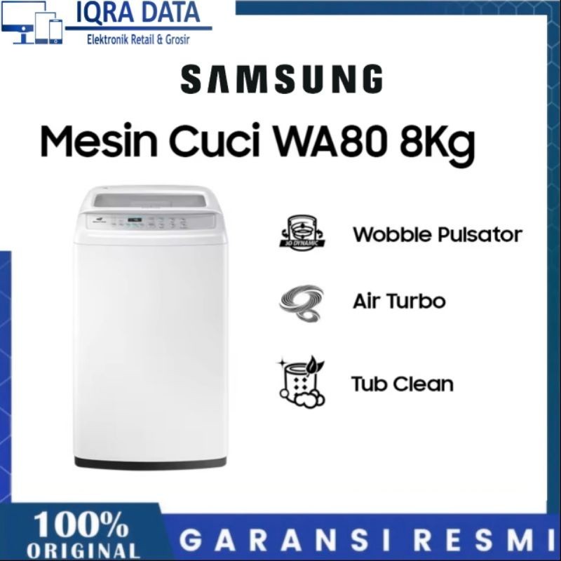 Jual Mesin Cuci Samsung Tabung Top Loading Kg Wa H Wobble