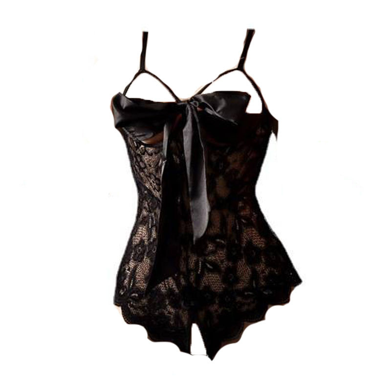 Jual RedPink Lingerie Nightdress Bodysuit Open Crothless Women