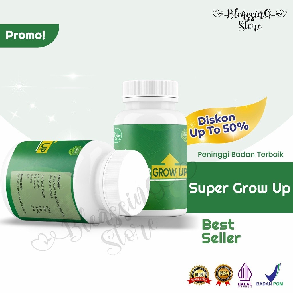 Jual COD SUPER GROW UP Peninggi Badan Original Terlaris Peninggi