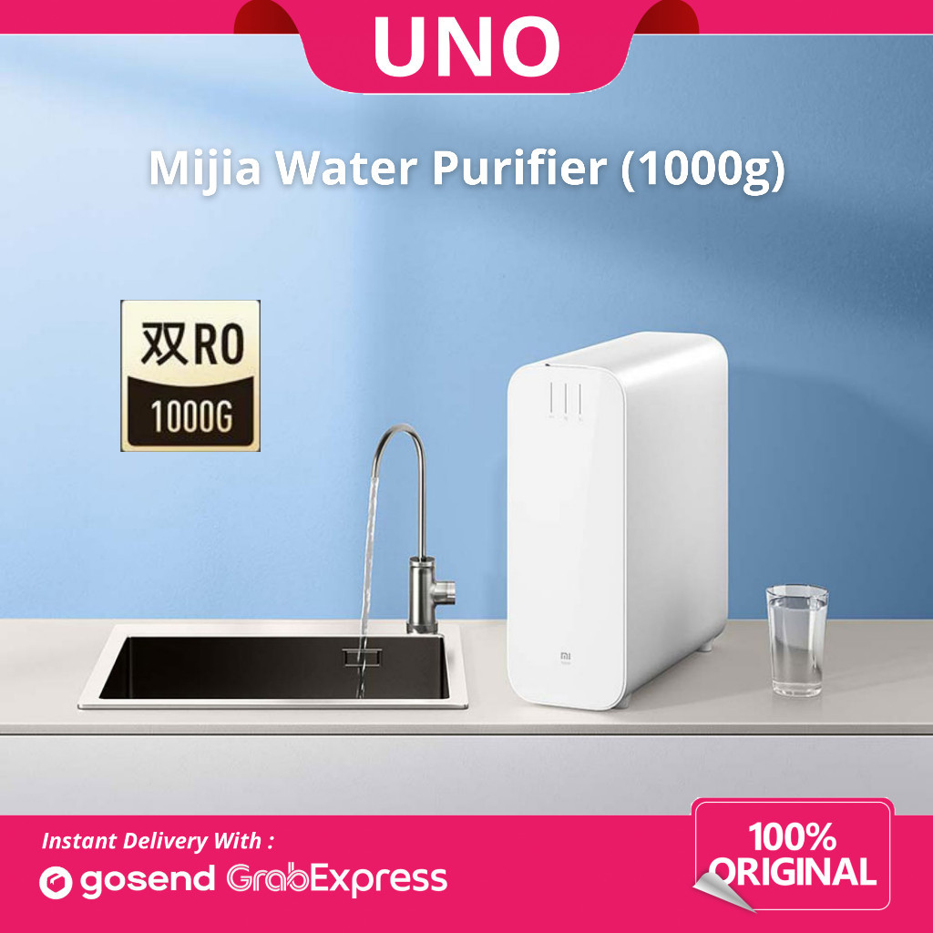 Jual Xiaomi Mijia Smart Water Purifier Dual RO Filter 1000G Kran